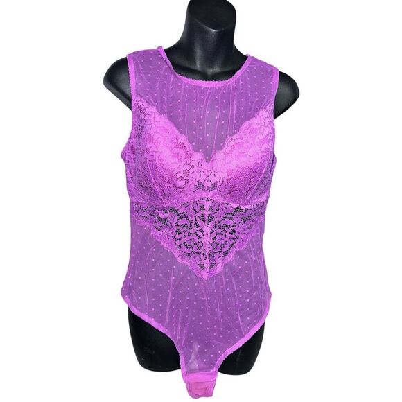 NEW WITHOUT TAGS BUNDLE OF TWO Sexy Lingerie INC Womens Swiss Dot Lingerie Thong - Picture 1 of 10